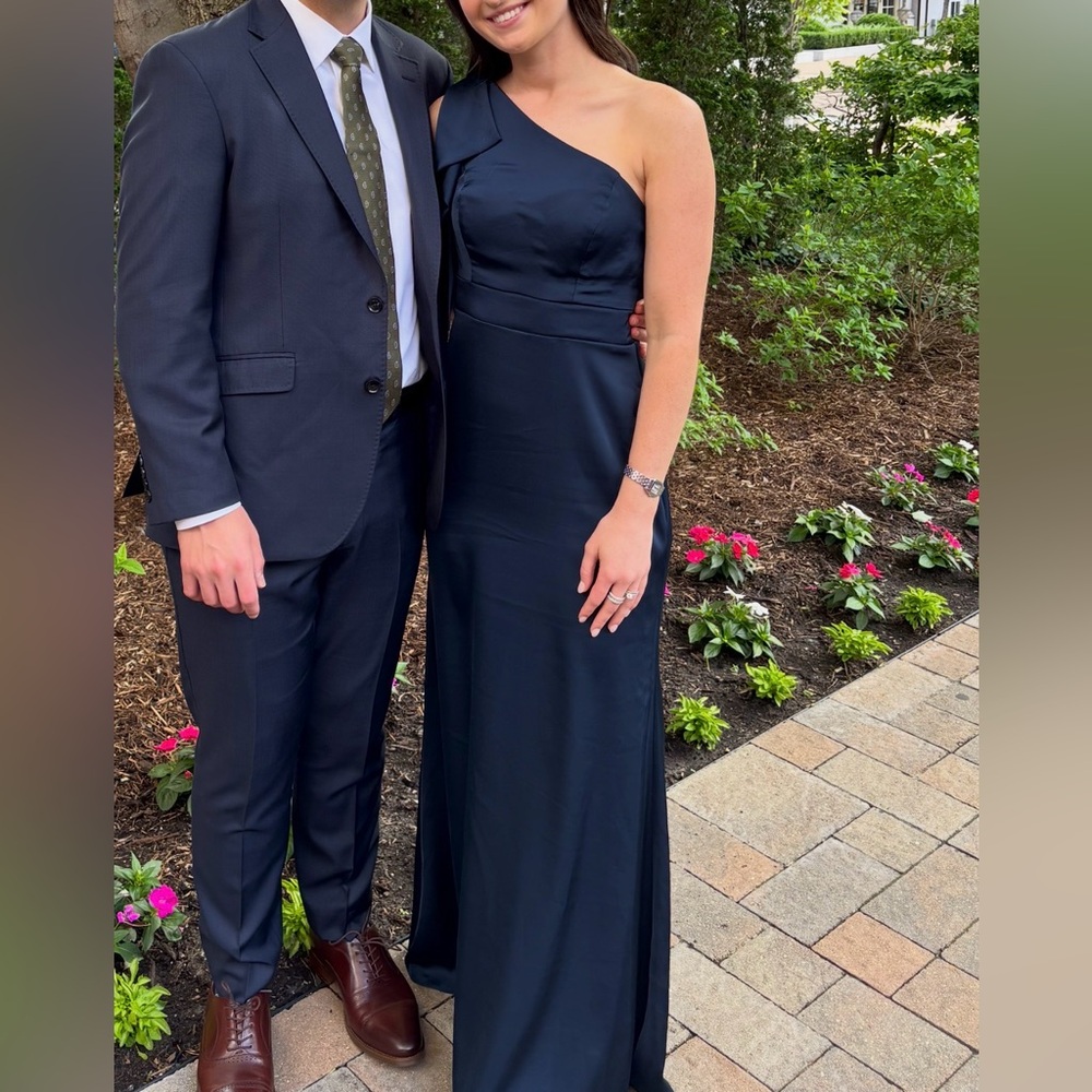 Azazie Rinna Navy Gown